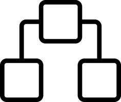 Network Outline Symbol In A Circle Outline Svg File, Free Vectors File